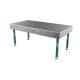 GPPH SMART-12 2000x1000mm, ⌀16mm furatátmérő, gurulós lábakkal
