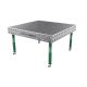 GPPH SMART-12 1500x1480mm, ⌀28mm furatátmérő, gurulós lábakkal