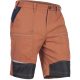 Cerva Stirling Stretch sztreccs munkás rövidnadrág, tégla