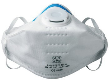 Supair FFP3 SL paneles szelepes porálarc Coverguard