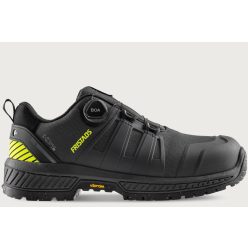   Fristads ComfortStep S7S SR FO ESD munkavédelmi félcipő, vízálló, fekete/HV sárga