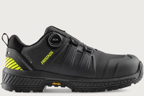 Fristads ComfortStep S7S SR FO ESD munkavédelmi félcipő, vízálló, fekete/HV sárga