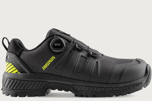 Fristads ComfortStep S3S SR FO ESD munkavédelmi félcipő, fekete/HV sárga