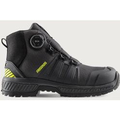   Fristads ComfortStep S3S SR FO ESD munkavédelmi bakancs, fekete/HV sárga