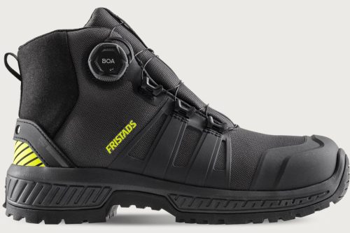 Fristads ComfortStep S3S SR FO ESD munkavédelmi bakancs, fekete/HV sárga