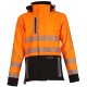 Nine Worths Astro jól láthatósági softshell kabát, neonnarancs
